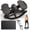 Black, variant on Leumius Rock Stepper for Exercise,Side-to-Side Stepper Machine with Resistance Bands & Digital Display,Foldable Mini Stepper for Home Workout,Purple