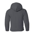 thumbnail image 3 of Gildan Youth Heavy Blend 50/50 Hooded Sweatshirt - CHARCOAL - XL, 3 of 3