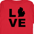 thumbnail image 4 of Inktastic Love Michigan Boys or Girls Long Sleeve Toddler T-Shirt, 4 of 5