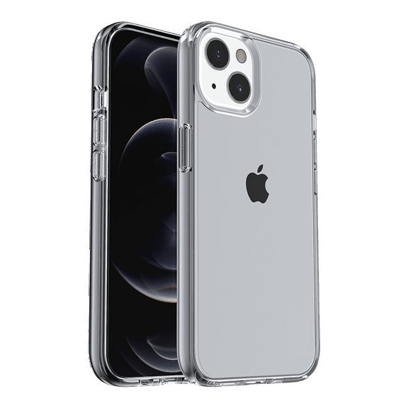 For Apple iPhone 14 Plus (6.7") Transparent Shock Absorption Thick TPU Rubber Gel Ultra Thick 3mm Hybrid Protective Cover ,Xpm Phone Case [ Smoke Gray ]