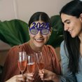 thumbnail image 4 of OUNONA Party Number Eyeglasses Blue PC Retro Style Photo Prop for Graduation Party 1Pcs Back to School, 4 of 8