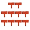 thumbnail image 2 of DYNWAVECA 10 Pcs Imitation de Jardin, Bordures de Bordure de Jardin, Clôtures de Bordure de Pelouse Résistantes à l'Eau pour Bordure de Pelouse Fleurie Patio Rouge, 2 of 10