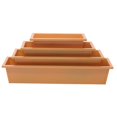 thumbnail image 1 of Houston International Trading 8625E SAFF S-4 Enameled Galvanized Rectangular Planter, Saffron - Set of 4, 1 of 1