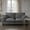 Grey+1, variant on Arouseden 76" Black Modern Sectional Sofa,Small Sectional Couch with 2 Throw Pillows and Sturdy Legs,Chenille Sailboat Sofa,Modern Loveseat Sofas for Living Room