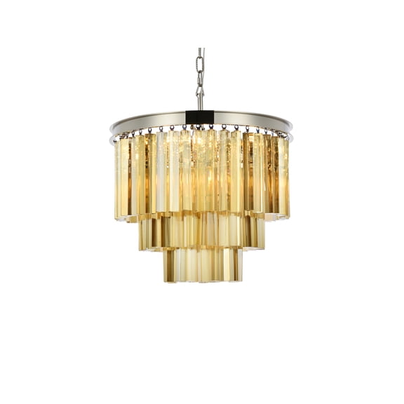 Elegant Lighting Sydney 20" 6 Light Royal Crystal Chandelier
