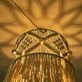 thumbnail image 6 of Handmade Wall Tapestry Lampshade Macrame Boho Decor Handcraft, 6 of 6