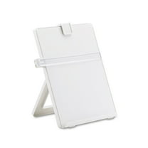 Fellowes 21103 Non-Magnetic Letter-Size Desktop Copyholder, Plastic, Platinum