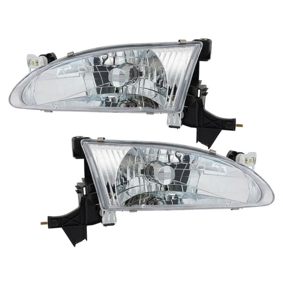 Auto Parts Avenue Fits Head Light 1998 1999 2000 Corolla Passenger and Driver Side PAIR