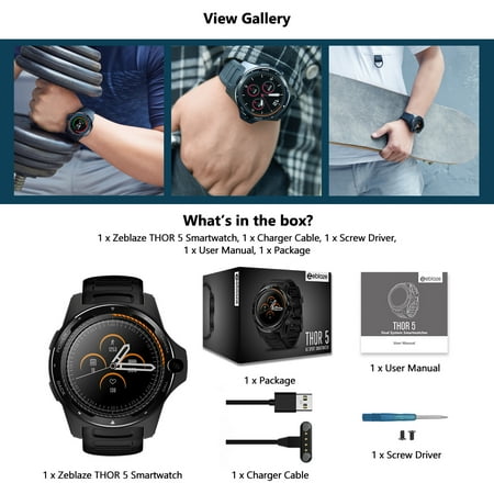 Zeblaze THOR 5 Dual Chipset 4G LTE AMOLED Smart Kuwait Ubuy