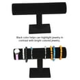 thumbnail image 6 of Sophisticated Black Velvet Jewelry Stand Organizer, Bracelet Holder for Watches, Bracelets Home Organization, 6 of 8