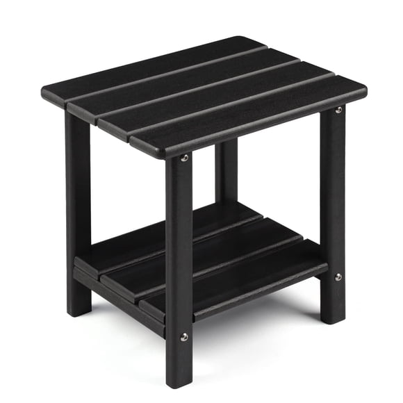 Mesa auxiliar exterior Apolimi Adirondack 42 x 32 x 42 cm, de 2 niveles