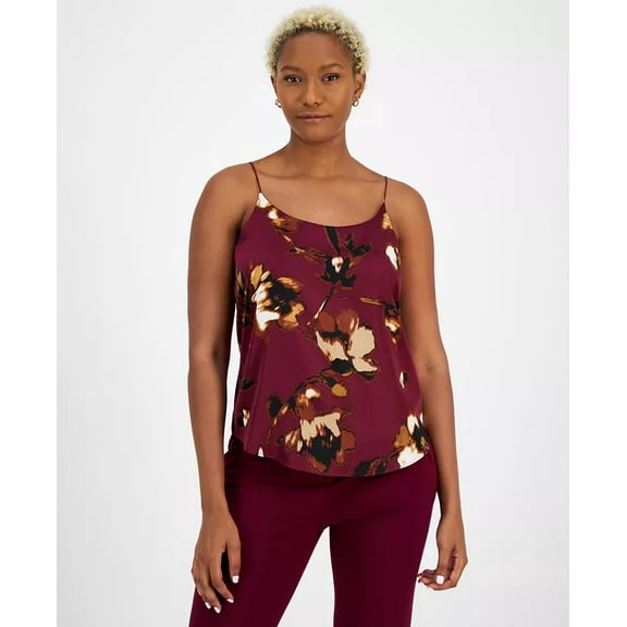 Bar III PINOT NOIR Women's Printed Camisole, US Medium