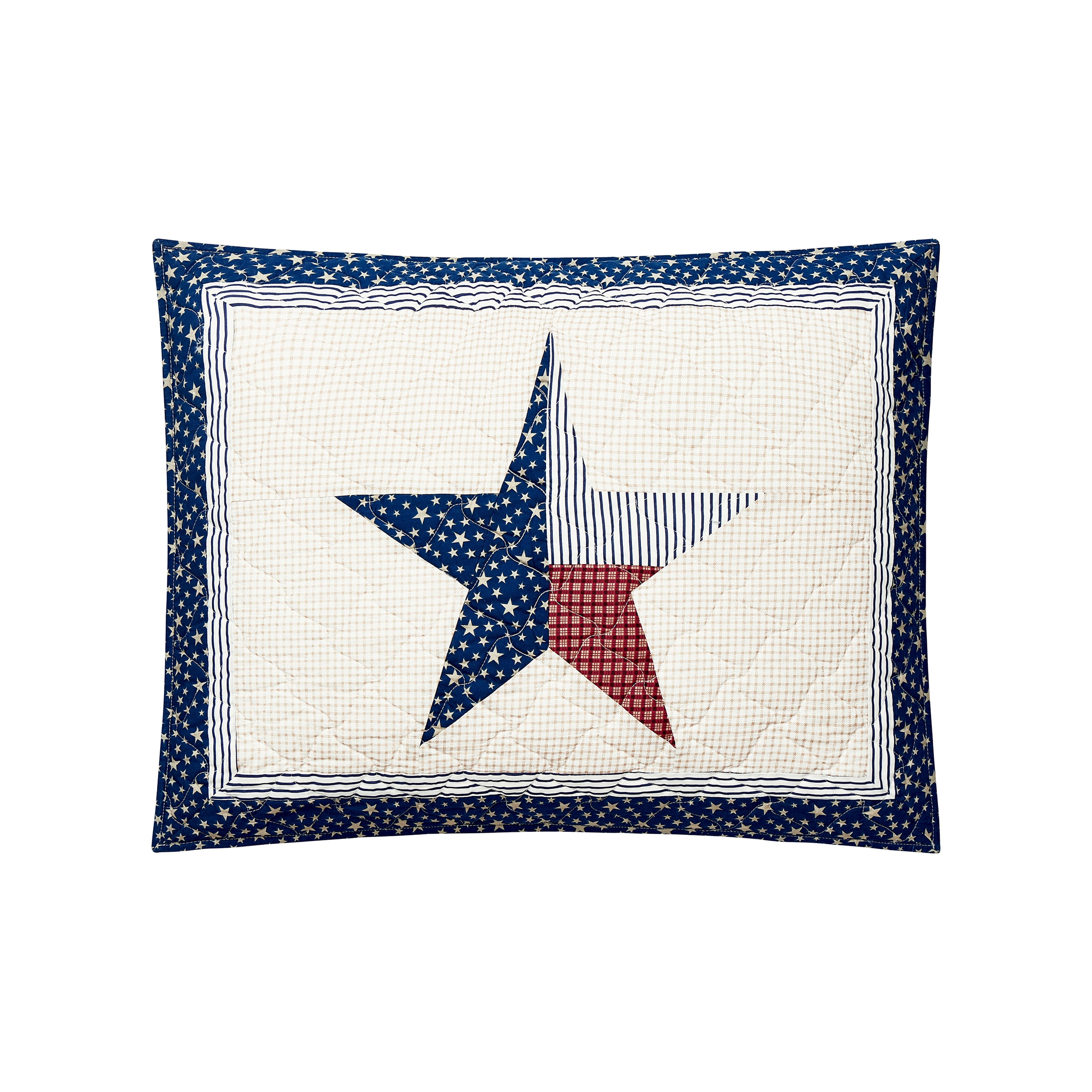 Modern Heirloom Texas Lonestar 3-Piece Quilt Set, Blue, Full/Queen
