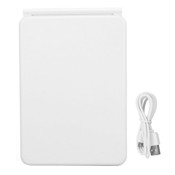 Mirror,Lighted Makeup Mirror White Portable Cosmetic Mirror Lighted Makeup Mirror Built for Precision