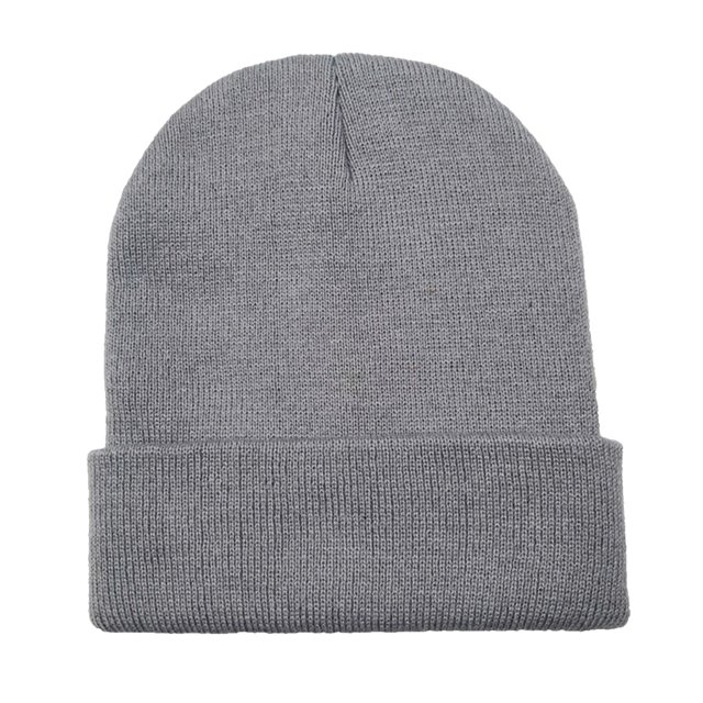 Minnieouse Gorros Gorros Gorro de punto con puños Calentador de protección Hip Hop Casual Skullies Gorro Esquí de invierno gris plateado claro Type3 NO3