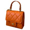 thumbnail image 1 of Bolso de mano Ticfox Correa de cadena PU Naranja Tamaño libre, 1 of 12