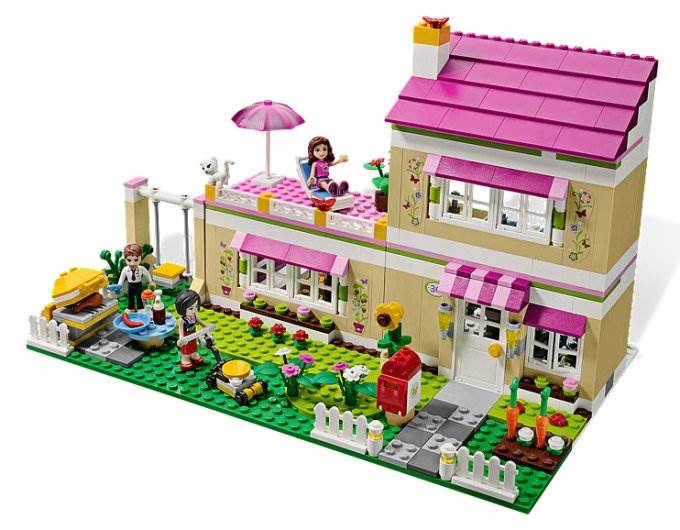 LEGO® Friends Girls Olivia's Play House w/ Three Mini Doll Figures | 3315 - image 3 of 9