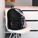 thumbnail image 5 of Easygdp Pink White Ocean Waves Mochila Casual para Portátil, Mochila para Escuela, Viajes, Negocios, 5 of 6