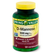 Spring Valley D-Mannose Dietary Supplement, 500 mg, 120 count
