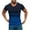 Blue, variant on CFLVAEK V Neck T Shirts for Men Fashion Gradient Graphic Tees Big and Tall Short Sleeve Tshirts Casual Summer Pullover Tops Blue XXXL