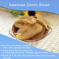 thumbnail image 4 of Dried Sliced whelk Conch Slices, South American Conch Slices  8OZ Bag, 4 of 7