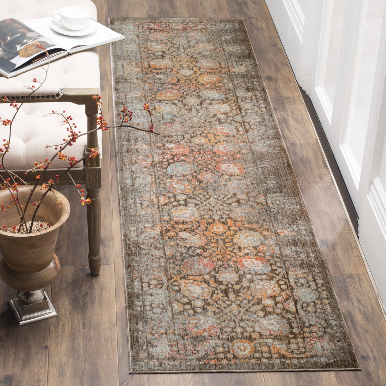 SAFAVIEH Vintage Persian VTP410D Brown / Multi Rug