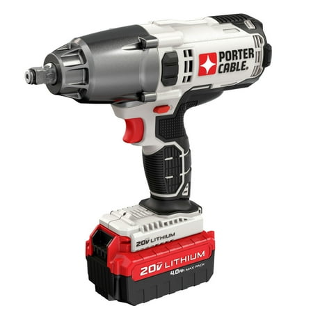 UPC: 0885911483704 | Porter Cable PCC740LA 20-Volt Impact Wrench  1/2-In.  Lithium-Ion Battery – Quantity 1