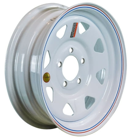 ArcWheel White Spoke Steel Trailer Wheel - 15