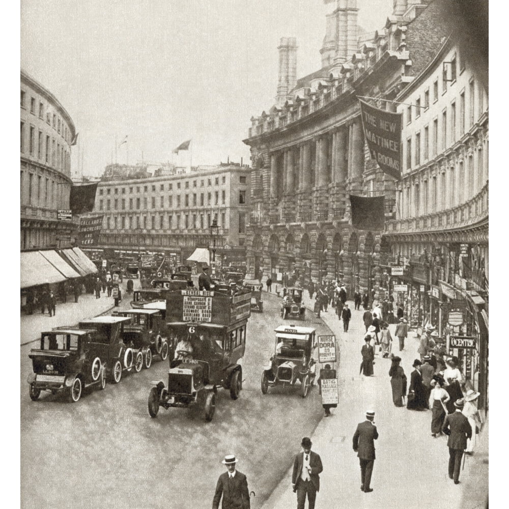 Regent Street, London, England in 1912. From The Story of 25 Eventful ...