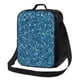 thumbnail image 1 of Disketp Blue Glitter Bolsa Térmica Estampada para Almuerzo, Lonchera para Hombres y Mujeres Adultos, 1 of 7