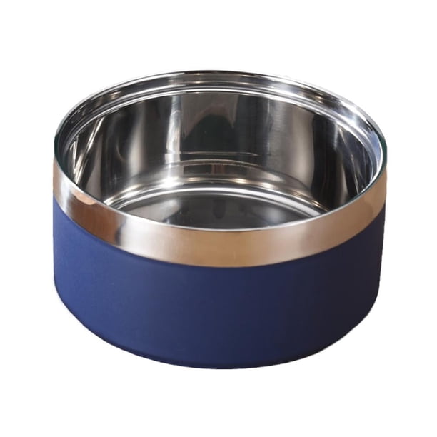 Comedero de acero inoxidable para perros, comedero para gatos y perros W7V6