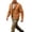 Khaki, variant on Utility Jacket For Men Military Field Jacket Stand Collar Snap Closure Coat Multi Pocket Ribbed Cuffs Casual Spring Fall Outdoor Outerwear