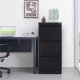 thumbnail image 4 of Qinaqin Resistente 3 Cajón Vertical Archivos Gabinete con Cerradura Metálico Steel Almacenamiento para Oficina en Casa Fits Letter & Legal Size Files Assembly Required Negro, 4 of 7