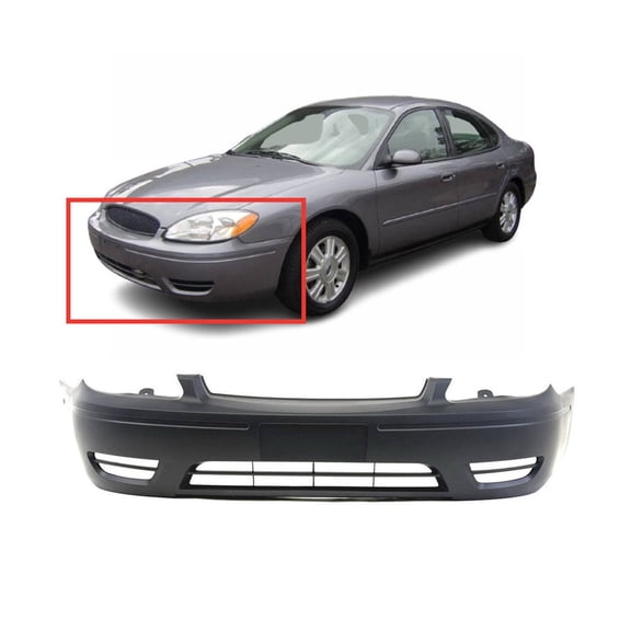 DCP Front Bumper Cover For 2004-2007 Ford Taurus SE SEL LX 4F1Z17D957DA FO1000550