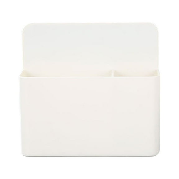 Magnetic Pen Holder,Magnetic Dry Erase Marker Holder with Generous Compartments,Strong Magnet Storage Marker Pen Pencil Organizer for Refrigerator,Whiteboard,Locker Accessories,White,4.72x3.94x1.57"