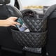 thumbnail image 1 of Xiao Hua Bolsa de malla para almacenamiento de coche, bolsa colgante para almacenamiento del asiento delantero, bolsa de almacenamiento multifuncional para coche, 1 pieza, 1 of 4
