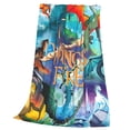 thumbnail image 3 of Cartoon Wings Of Fire Dragon Soft Lightweight Bed Blankets Plush Fuzzy Cozy Blanket Microfiber Throw Blanket For Couch, 3 of 9