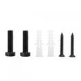 thumbnail image 3 of Guide de Sol pour Porte de Grange Guide de Porte d'Étude Acier Noir Noir Acier Robuste Durable pour Porte Coulissante de Grange avec 8 Options d'Installation, 3 of 8