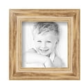 thumbnail image 2 of ArtToFrames 5" x 5" Honey Picture Frame, 5x5 inch Brown MDF Poster Frame (WOM-4085), 4 Pack, 2 of 8