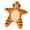 15k-0901cf-Orange, variant on Baby Starfish Onesie Zipper Hooded Star Suit Newborn Outfit Crochet Starfish Baby Onesie