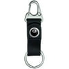 Eight Ball, Pool Billiards Belt Clip On Carabiner Leather Keychain Fabric Key Ring