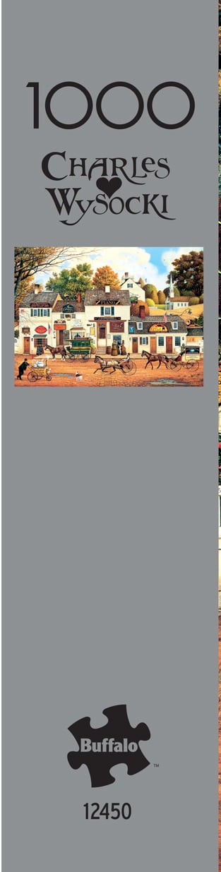 Buffalo Games 1000-Piece Silver Select Charles Wysocki Olde Cape Cod Interlocking Jigsaw Puzzle