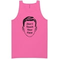 thumbnail image 1 of Don't Touch Your Face Neon Tank Top, 1 of 1