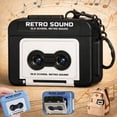 thumbnail image 3 of Mini Cassette Player, Retro Portable Audio Recorder, Vintage Keychain Tape Player, Nostalgic Music Device, Compact Magnetic Tape Recorder, Old School Sound Player, 3 of 7