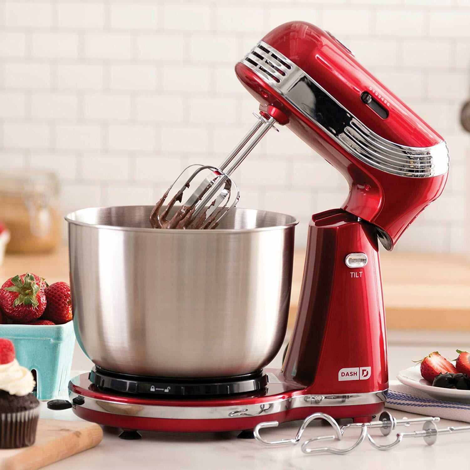 Details about   ELECTRIC STAND MIXER 6 SPEED KITCHEN MIX BEATER TILT HEAD STAINLESS STEEL BOWL 