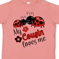 thumbnail image 4 of Inktastic My Cousin Loves Me with Cute Ladybugs Boys or Girls Toddler T-Shirt, 4 of 5