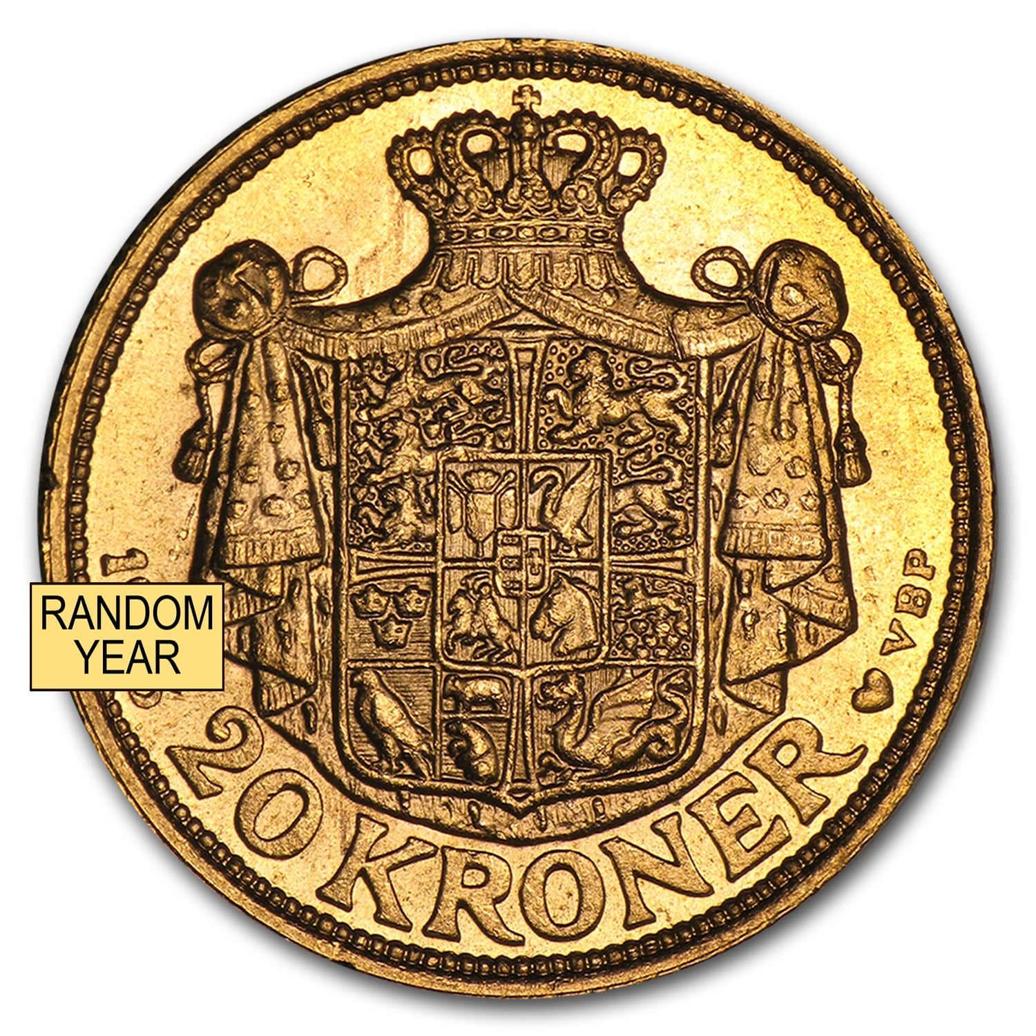 Not Specified - 1913-1917 Denmark Gold 20 Kroner Christian X AU ...