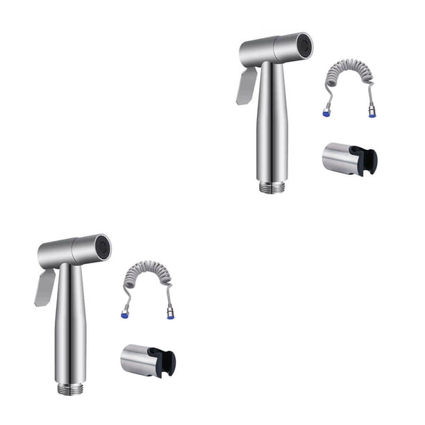 Yuarrent Pulverizador de mano para bidé, pañal, grifo de baño, cabezal de ducha, limpieza, mejora reemplazable, equipo de pulverización, pulverizador Sprühhalterungsschlauch 2piezas Yuarrent CBP190967