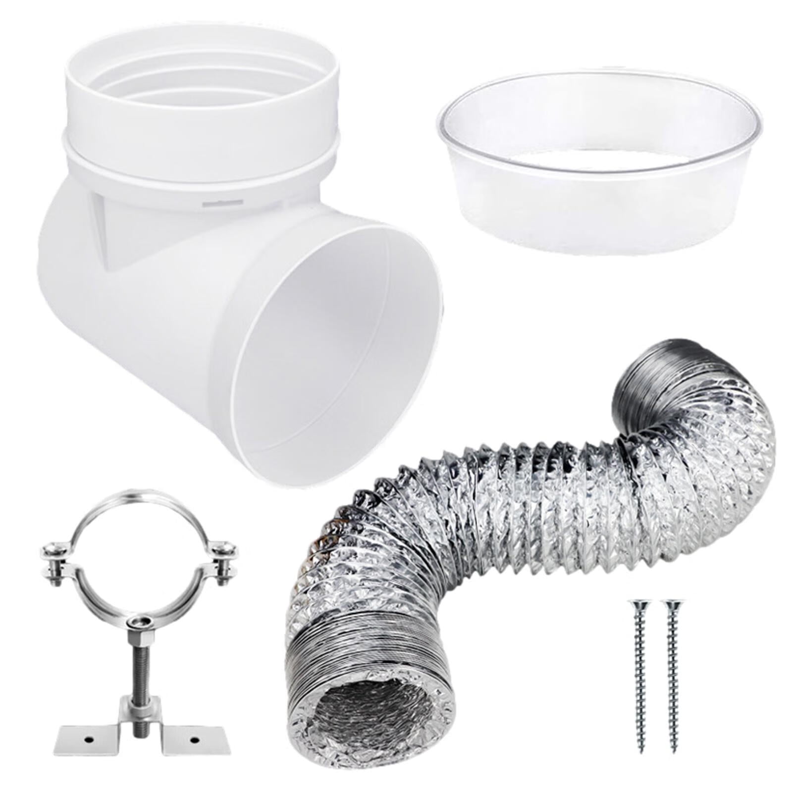 Foaenda Dryer Vent Elbow Kit Easy Connecting Dryer Duct Connector