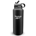 thumbnail image 1 of Botella de agua Reebok de acero inoxidable de 1,2 L con aislamiento de pajita, 1 of 8